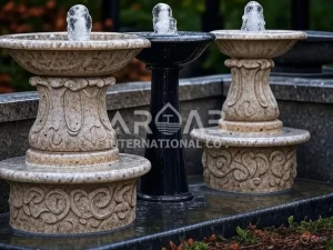 تفاوت آبنما سنگی و فلزی و فایبرگلاس