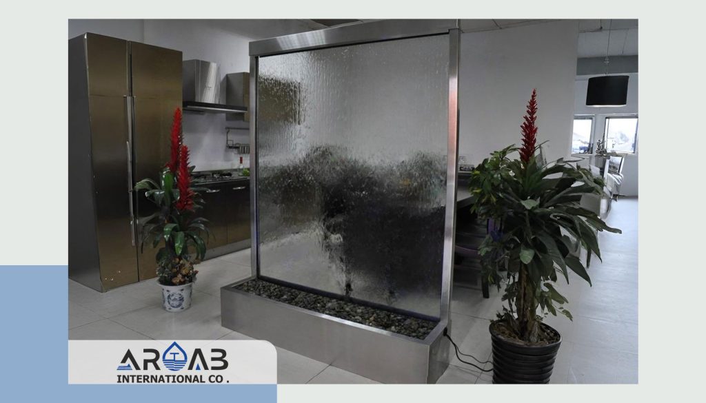 آبنمای شیشه ای